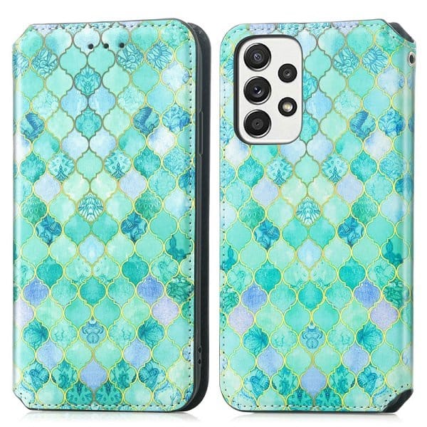 CaseNeo For Samsung Galaxy A13 4G Leather Wallet Flip Case With RFID Blocking Credit Card Holder Slots Cover - Emerald CaseNeo For Samsung Galaxy A13 4G Leather Wallet Flip Case With RFID Blocking Credit Card Holder Slots Cover - Emerald